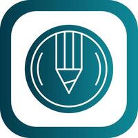 Compose Glyph Gradient Round Corner Icon vector