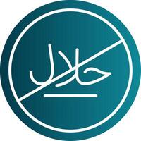 No Glyph Gradient Round Corner Icon vector