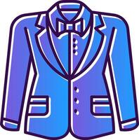 Blazer Gradient Filled Icon vector