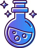 Potion Gradient Filled Icon vector