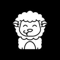 Congratulation Glyph Inverted Icon vector