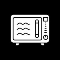 Oven Glyph Inverted Icon vector
