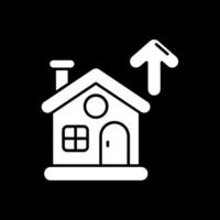 Property Glyph Inverted Icon vector