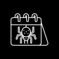 Halloween Line Inverted Icon vector