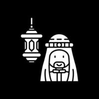 Arabic Glyph Inverted Icon vector