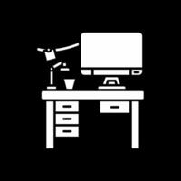 Workspace Glyph Inverted Icon vector