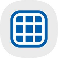Layout Flat Curve Icon vector