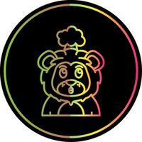 Exploding Line Gradient Due Color Icon vector