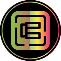 Adjustable Glyph Due Color Icon vector