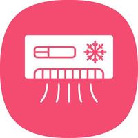 Conditioner Glyph Curve Icon vector
