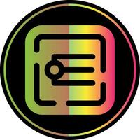 Endpoint Glyph Due Color Icon vector