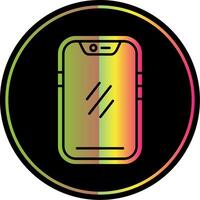 Smartphone Glyph Due Color Icon vector