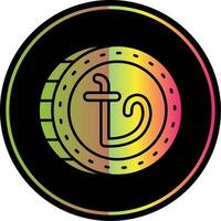Taka Glyph Due Color Icon vector
