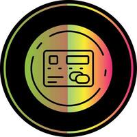 Pay Glyph Due Color Icon vector