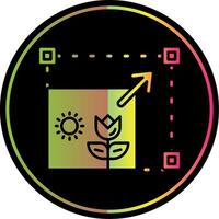 Resizing Glyph Due Color Icon vector