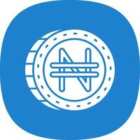 Namecoin Glyph Curve Icon vector