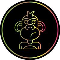 Liar Line Gradient Due Color Icon vector