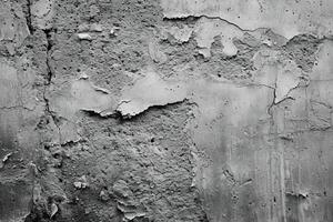 AI generated Grey cement background. Wall texture photo