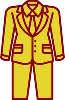 Suit Vintage Icon vector