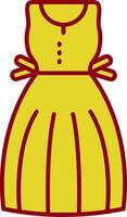 Sundress Vintage Icon vector