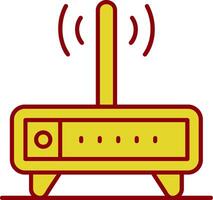 Modem Vintage Icon vector