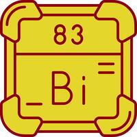 Bismuth Vintage Icon vector