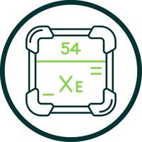 Xenon Line Circle Icon vector