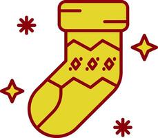 Sock Vintage Icon vector