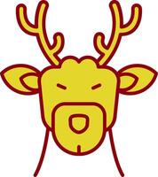 Deer Vintage Icon vector