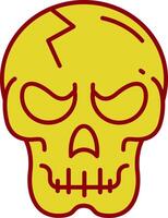 Skull Vintage Icon vector