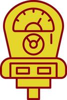 Meter Vintage Icon vector