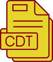 CDT Clásico icono vector