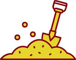 Shovel Vintage Icon vector