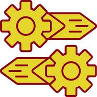 Gear Vintage Icon vector