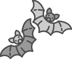 Blood Line Filled Greyscale Icon vector