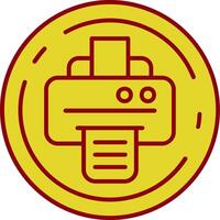print Vintage Icon vector