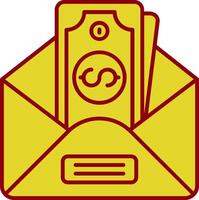 Envelope Vintage Icon vector