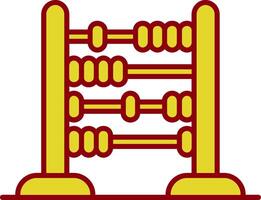 Abacus Vintage Icon vector