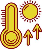 Thermometer Vintage Icon vector