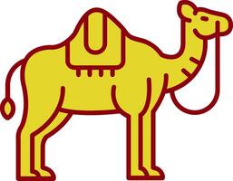 Camel Vintage Icon vector