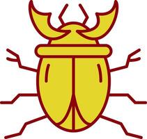 Beetle Vintage Icon vector