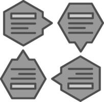 Infographic Line Filled Greyscale Icon vector