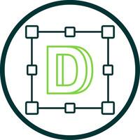 Logo Line Circle Icon vector