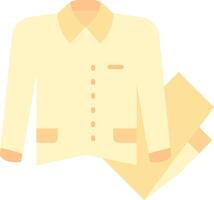 Sleepwear Flat Light Icon vector