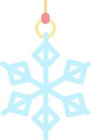 Snowflake Flat Light Icon vector