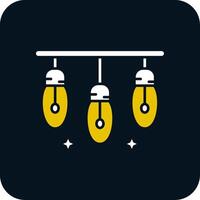 Lights Glyph Two Color Icon vector