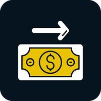 Payment Glyph Two Color Icon vector