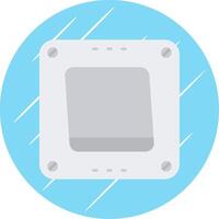 Swtich Flat Blue Circle Icon vector