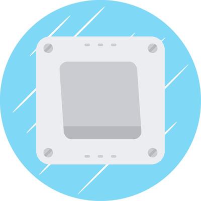 Swtich Flat Blue Circle Icon