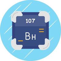 Bohrium Flat Blue Circle Icon vector